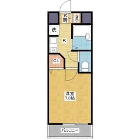 大曽根駅 徒歩3分 6階の物件間取画像